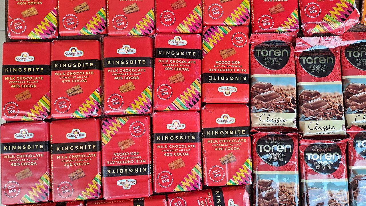 Chocolate made in Ghana