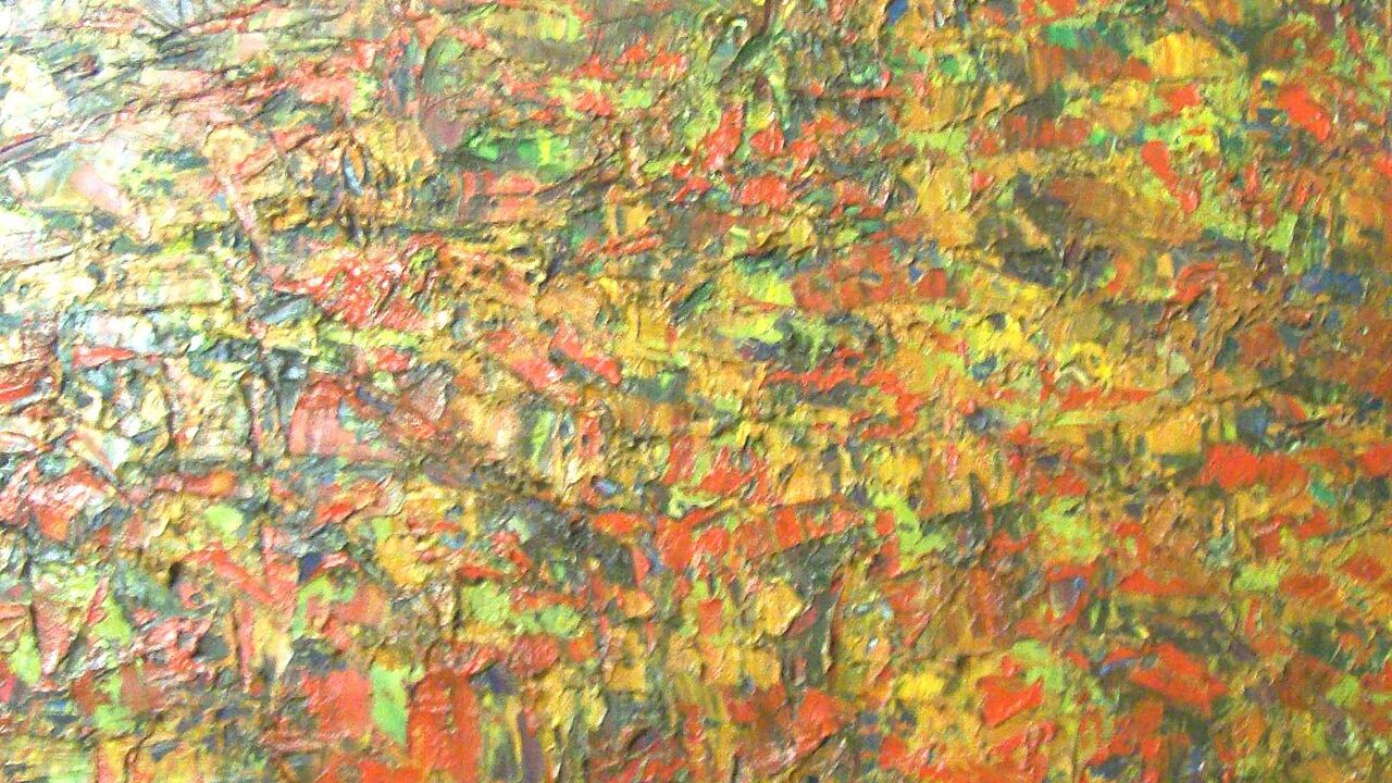 Painting in Yellow, an oil painting by Ablade Glover