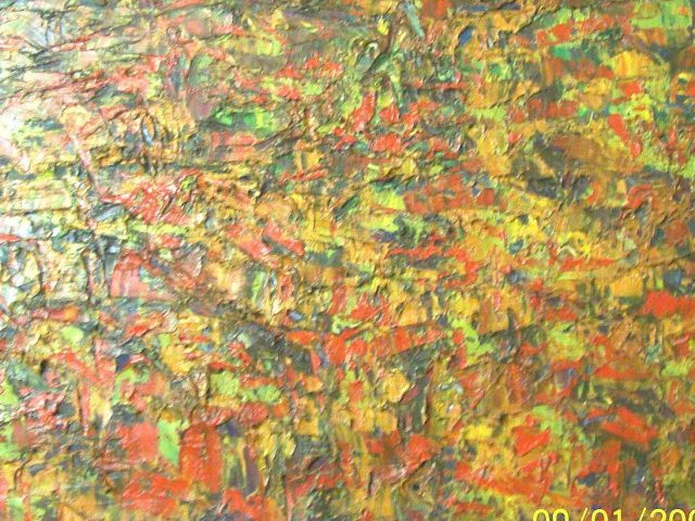 Painting in Yellow, an oil painting by Ablade Glover