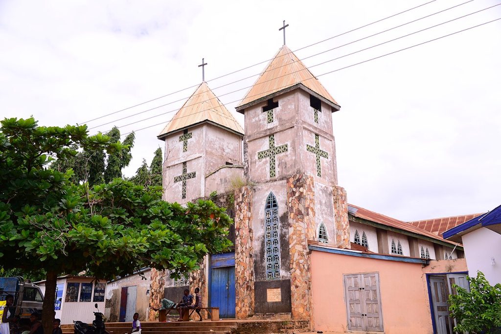 A Presbyterian church in Ghana