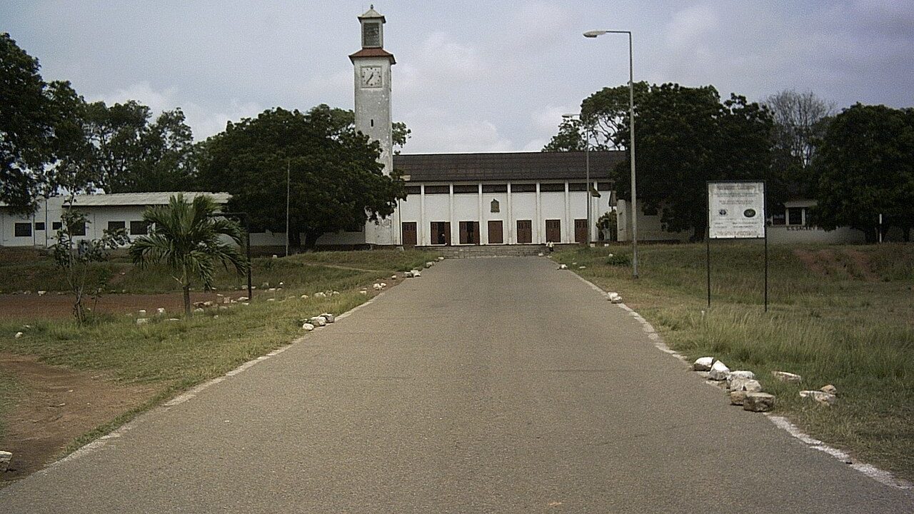 Front view of Accra Academy at Bubuashie