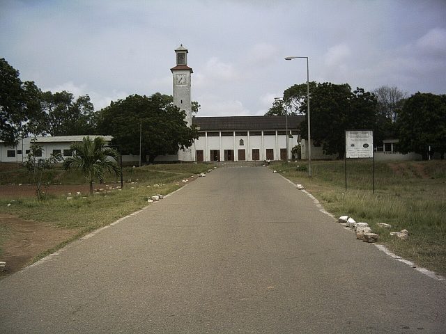 Front view of Accra Academy at Bubuashie