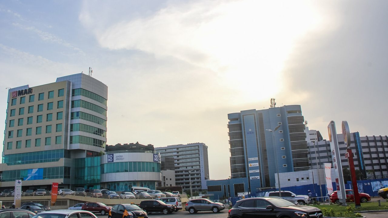 The Accra skyline