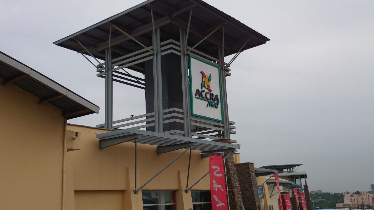 Entrance to Accra Mall