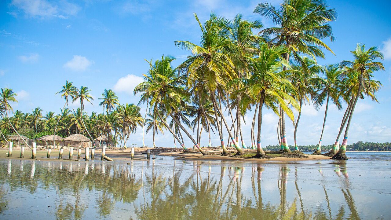 The beach at Ada Foah