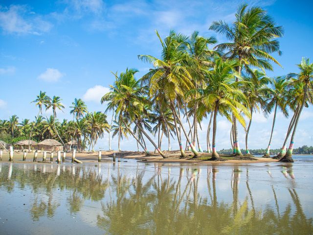 The beach at Ada Foah