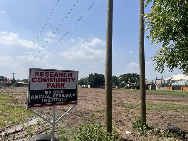 A football park in Adenta