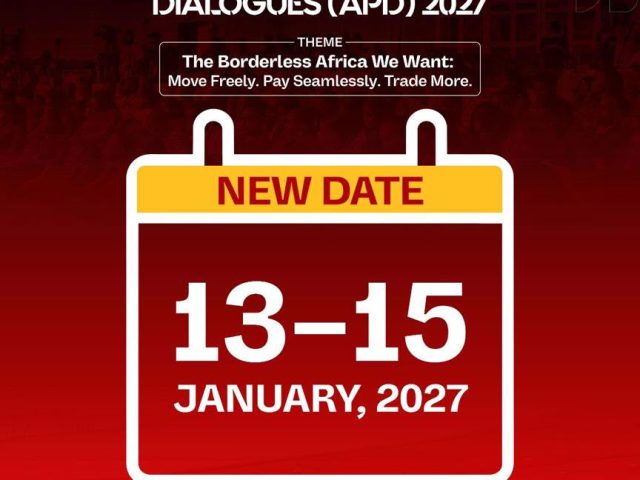 Africa Prosperity Dialogues 2027 rescheduled to January 13–15