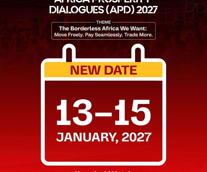 Africa Prosperity Dialogues 2027 rescheduled to January 13–15