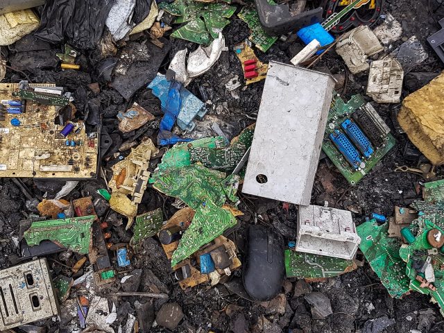 Electronic waste at Agbogbloshie, Accra