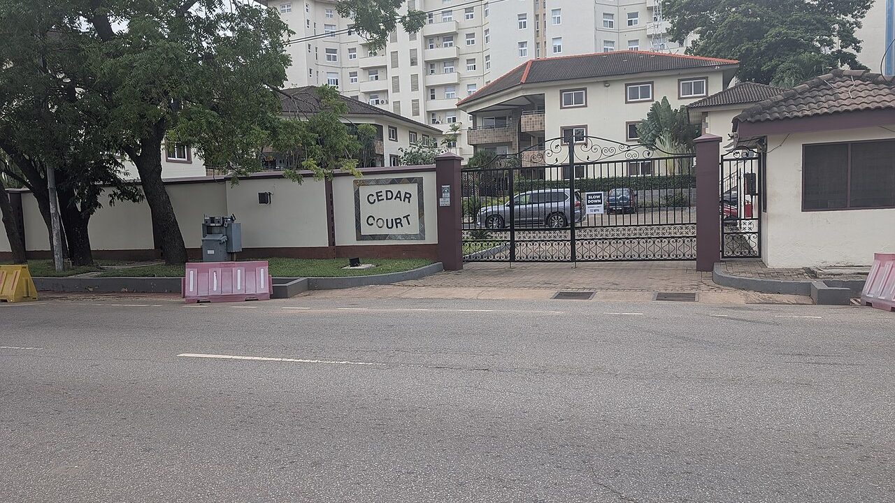 Cedar Court in the Airport Residential Area, Accra