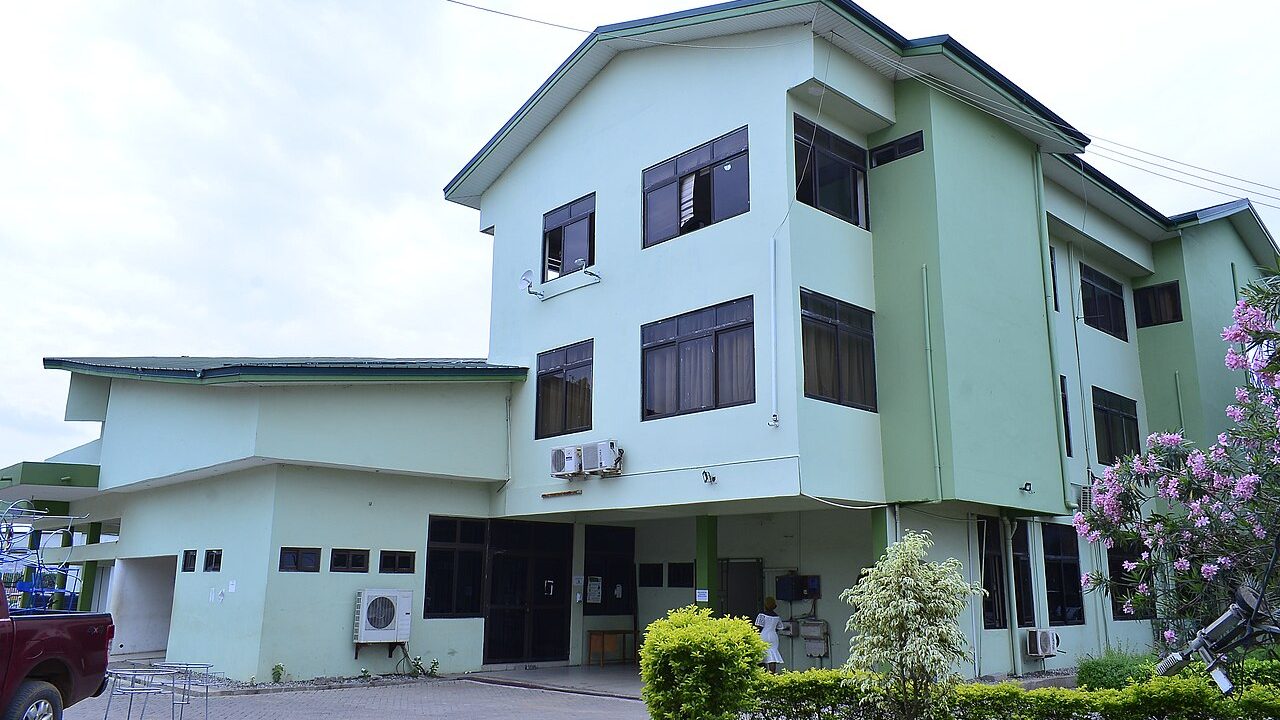 The Ga West Municipal Assembly building in Amasaman