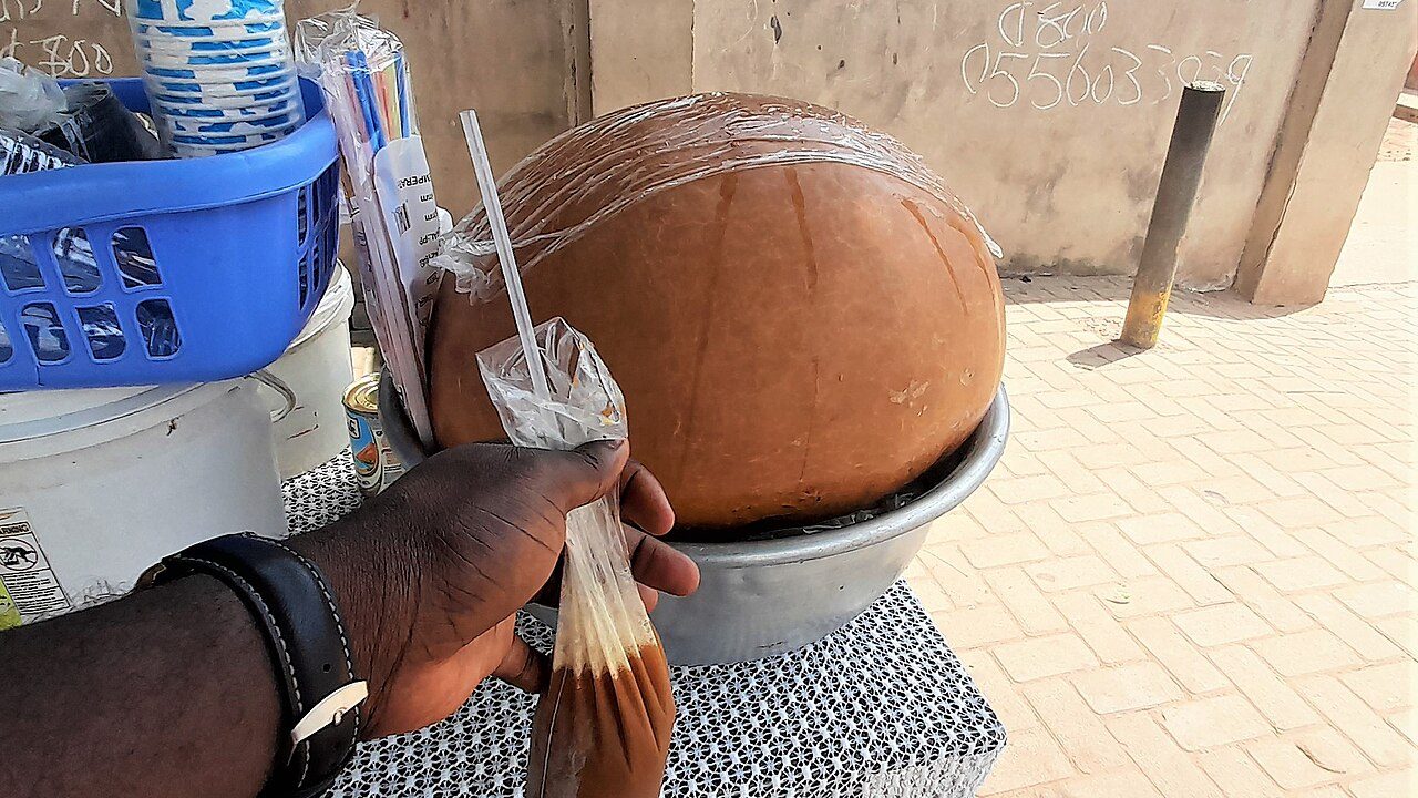 A local pot used to serve asaana