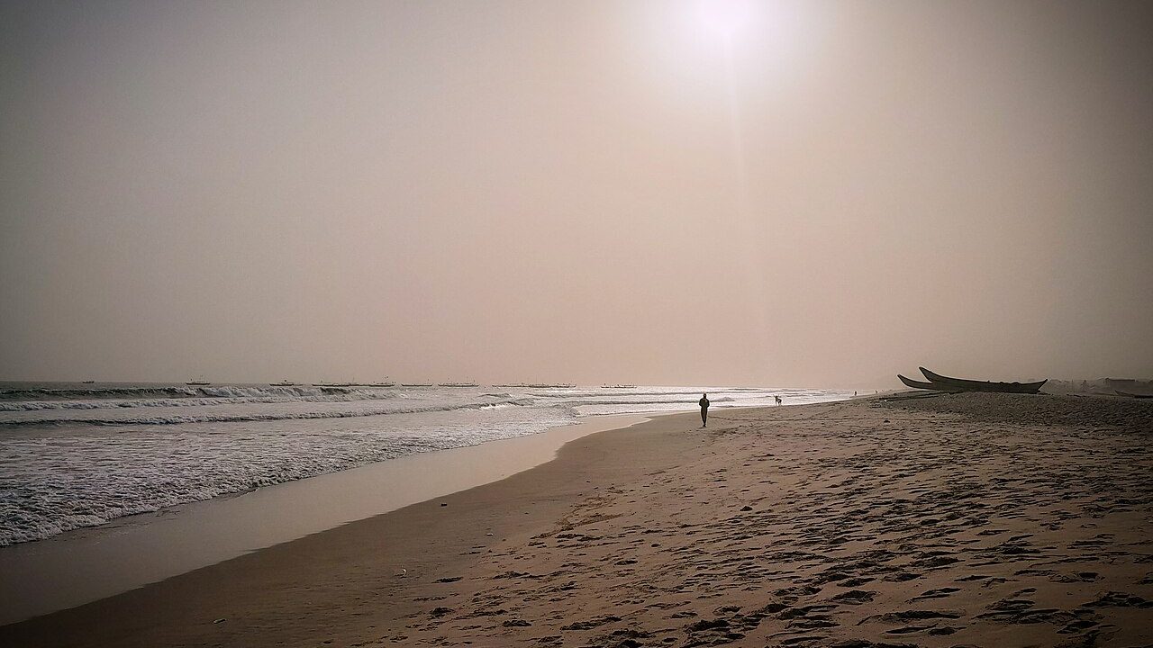 The seashore at Bojo Beach