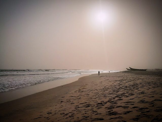 The seashore at Bojo Beach