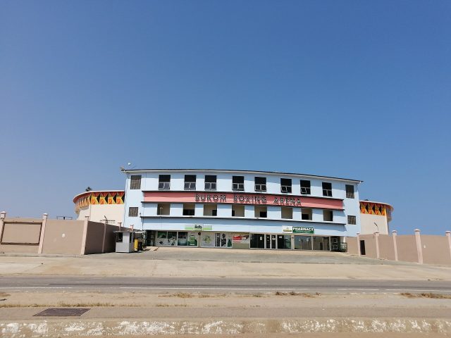The Bukom Boxing Arena in Accra