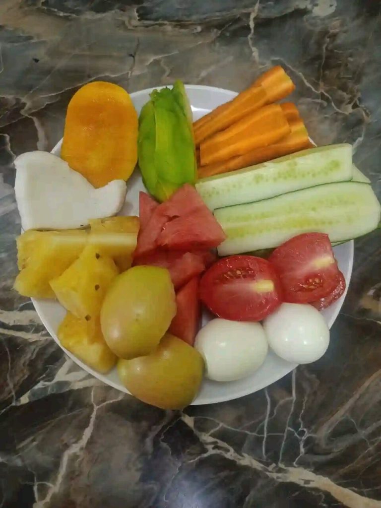 Boiled eggs, often served with eto