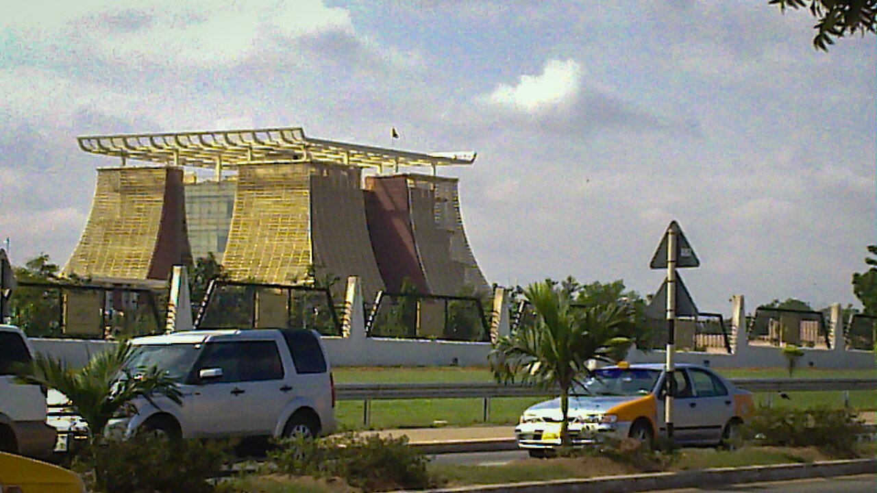 Flagstaff House, now Jubilee House, the presidential palace in Accra