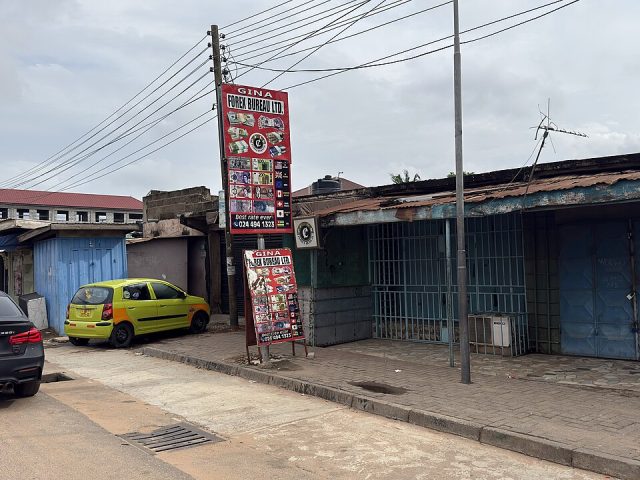 A forex bureau in Ghana