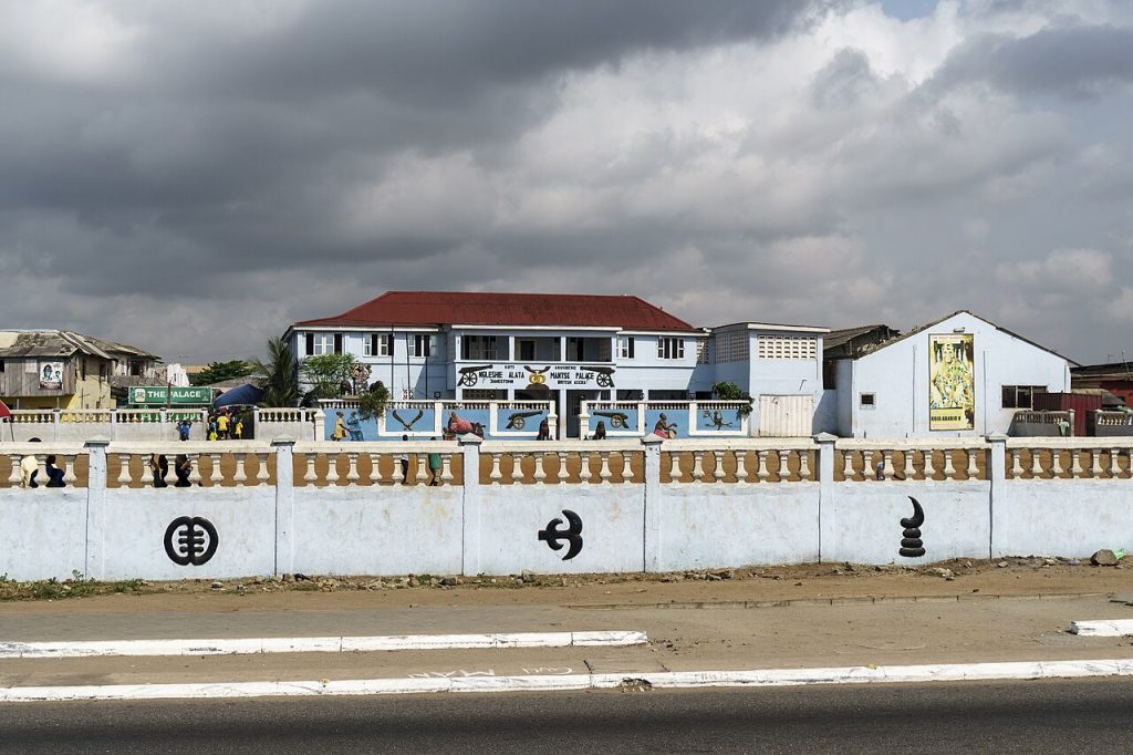 The Mantse palace in Jamestown, Accra