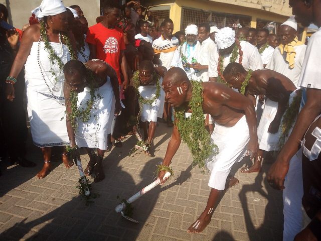 The Teshie Homowo ceremony marking the ban on noise making