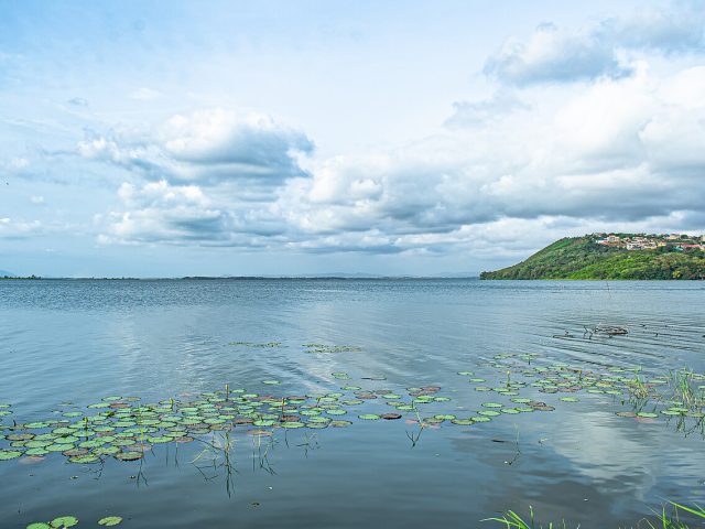 The Weija Dam on the Densu River, near Gbawe