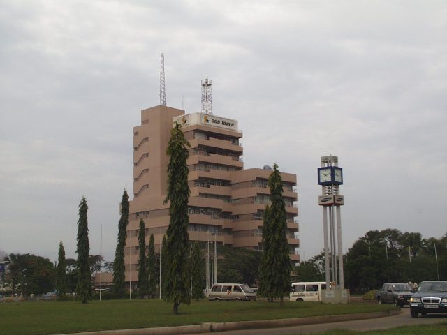 A Ghana Commercial Bank building in Accra