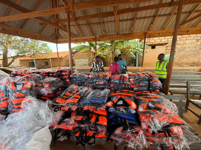 GMA donates 300 life jackets to boat operators, fishers in Dambai