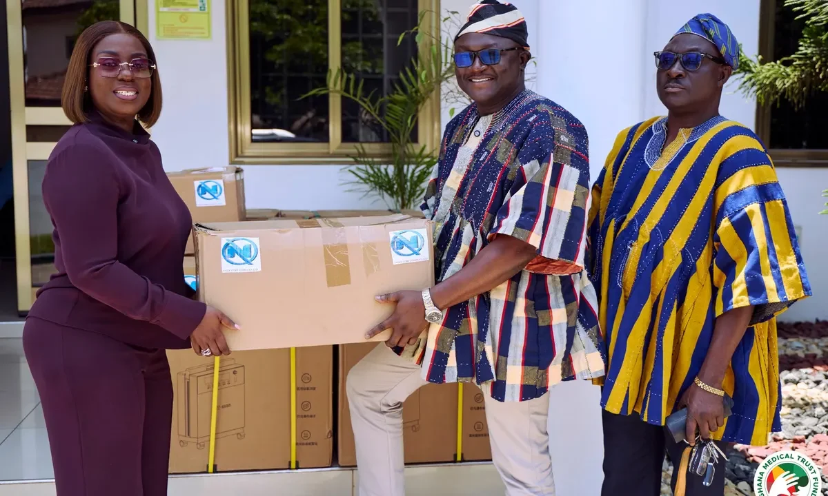 GMTF: Volta, Greater Accra Reg'l hospitals, others equipped with ultrasound & X-ray machines, oxygen concentrators, oxygen plant