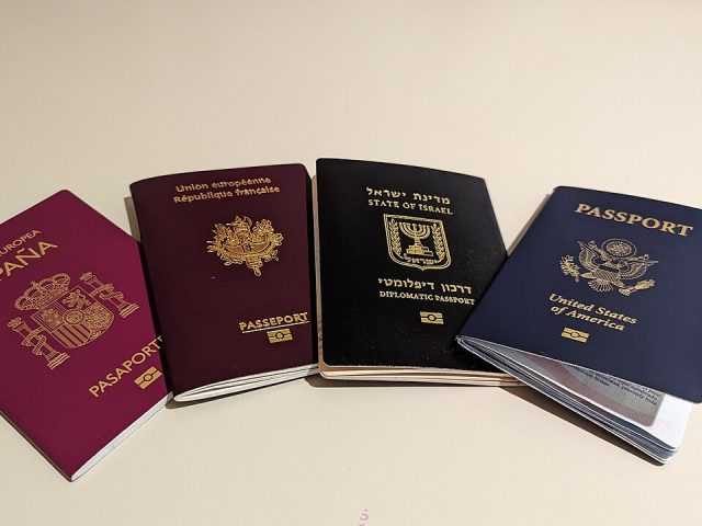 Passports from different countries