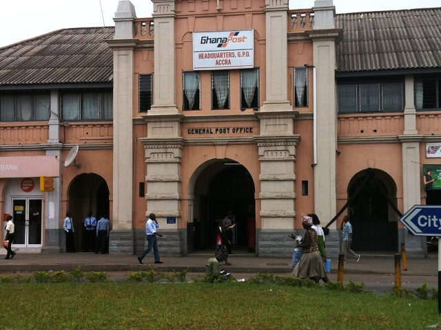 The General Post Office in central Accra