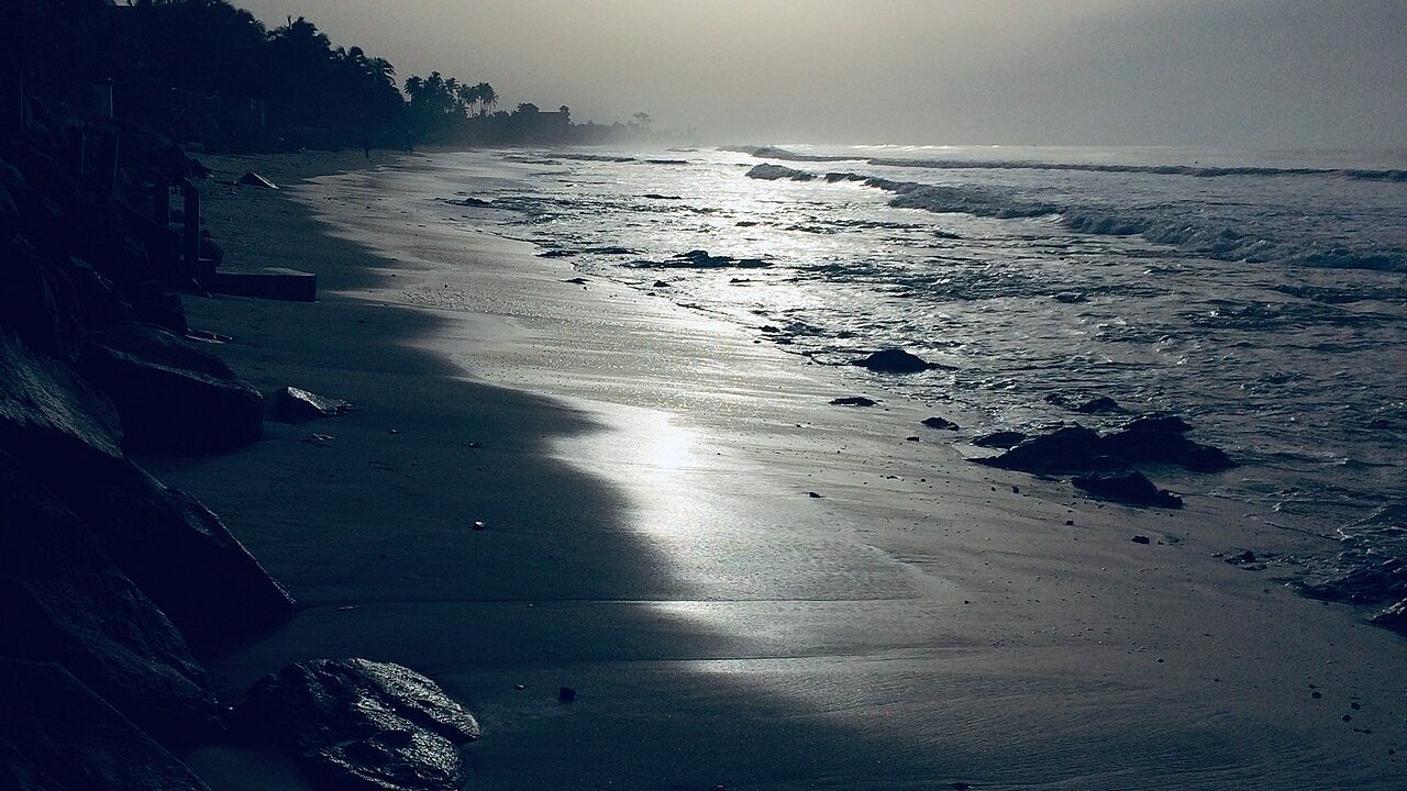 Kokrobite beach, west of Accra