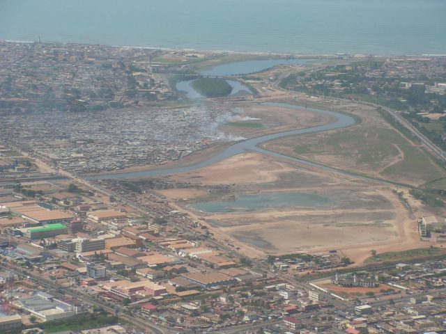 Korle Lagoon in Accra