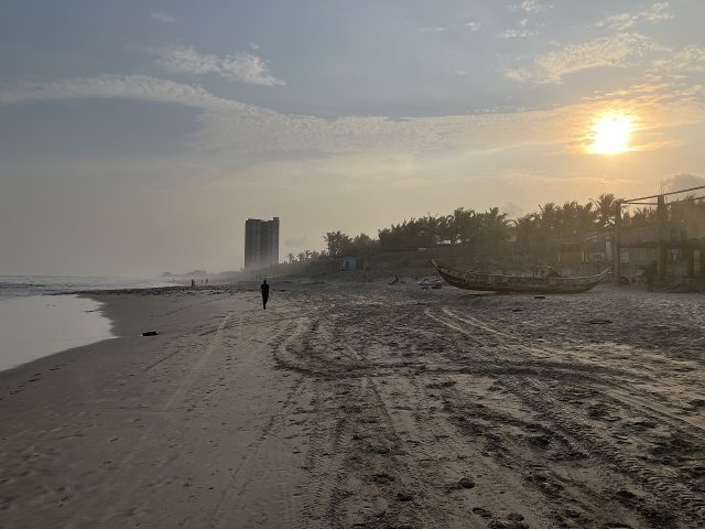 Evening at Labadi Beach, Accra