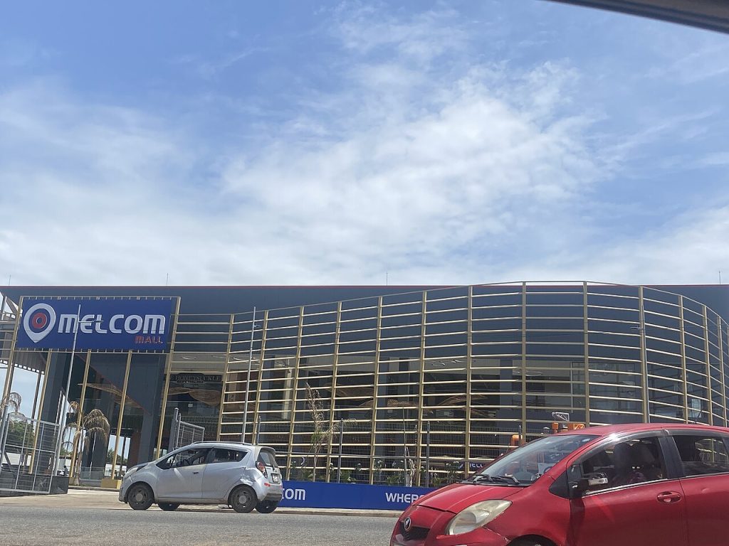 A Melcom store on the Spintex Road