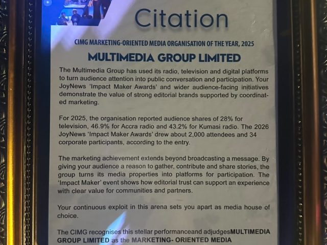 Multimedia Group wins Media Organisation of the Year award at the 2025 CIMG Awards
