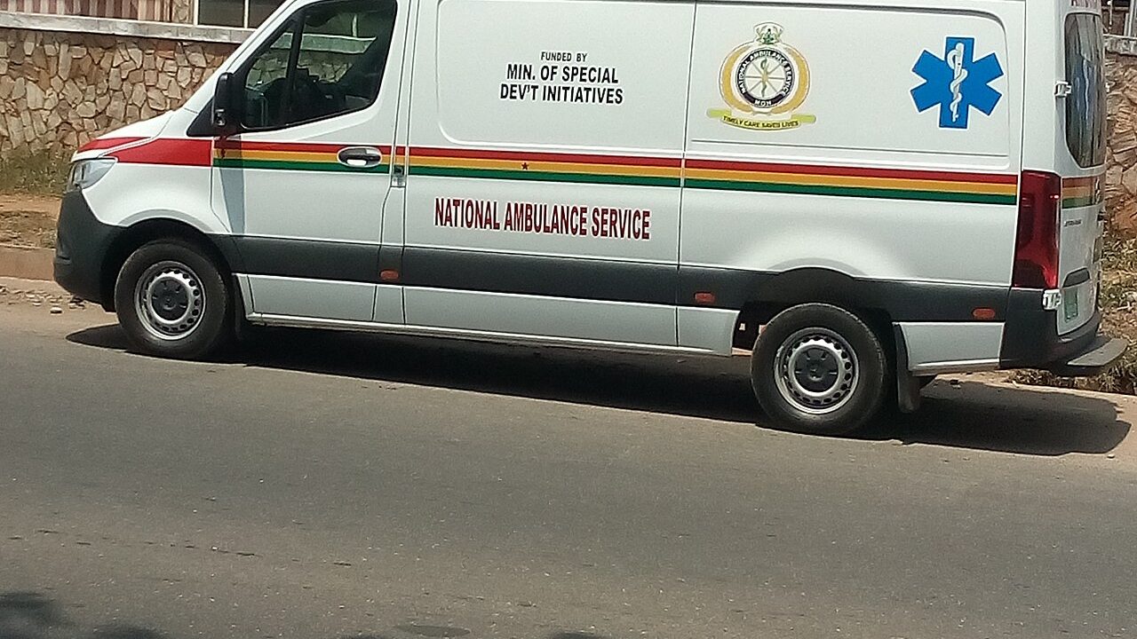 An ambulance in Ghana