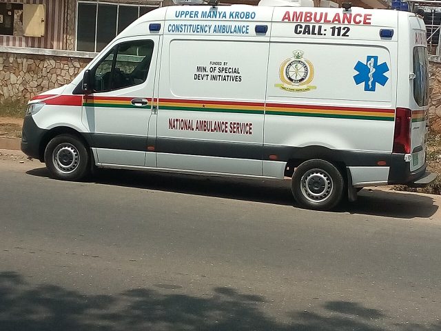 An ambulance in Ghana