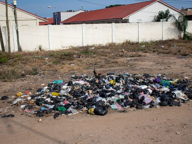A pile of rubbish in Accra