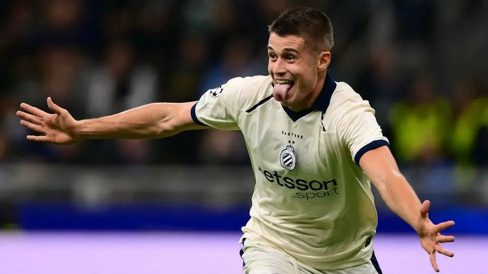 Tresoldi nets hat-trick as Club Brugge win Inter thriller