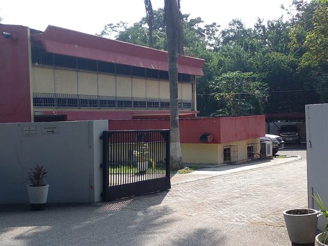 Entrance of the George Padmore Research Library in Accra