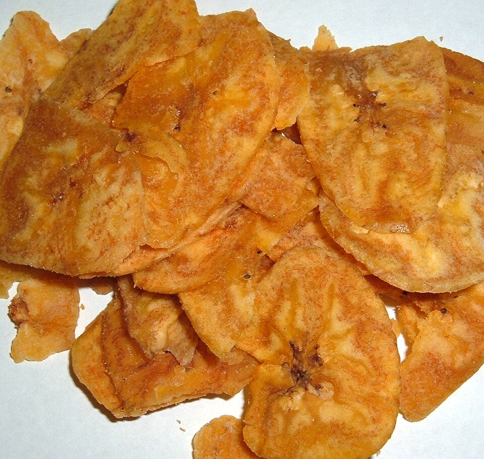 Bagged plantain chips
