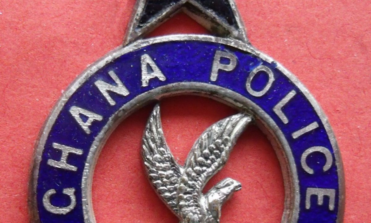 The Ghana Police Service badge