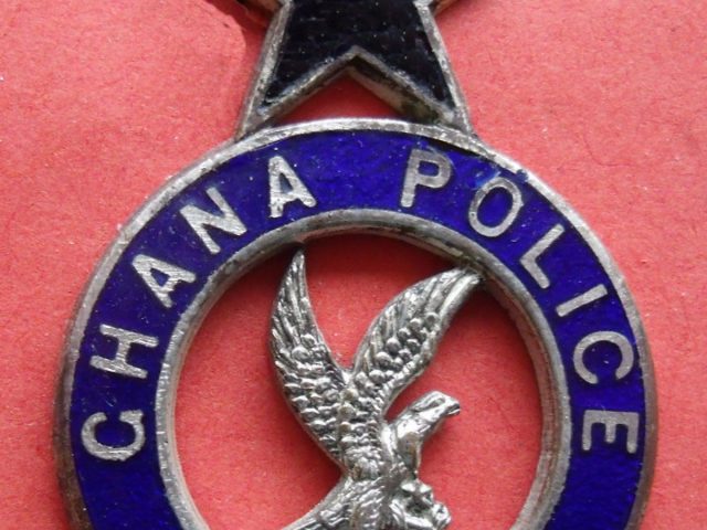 The Ghana Police Service badge