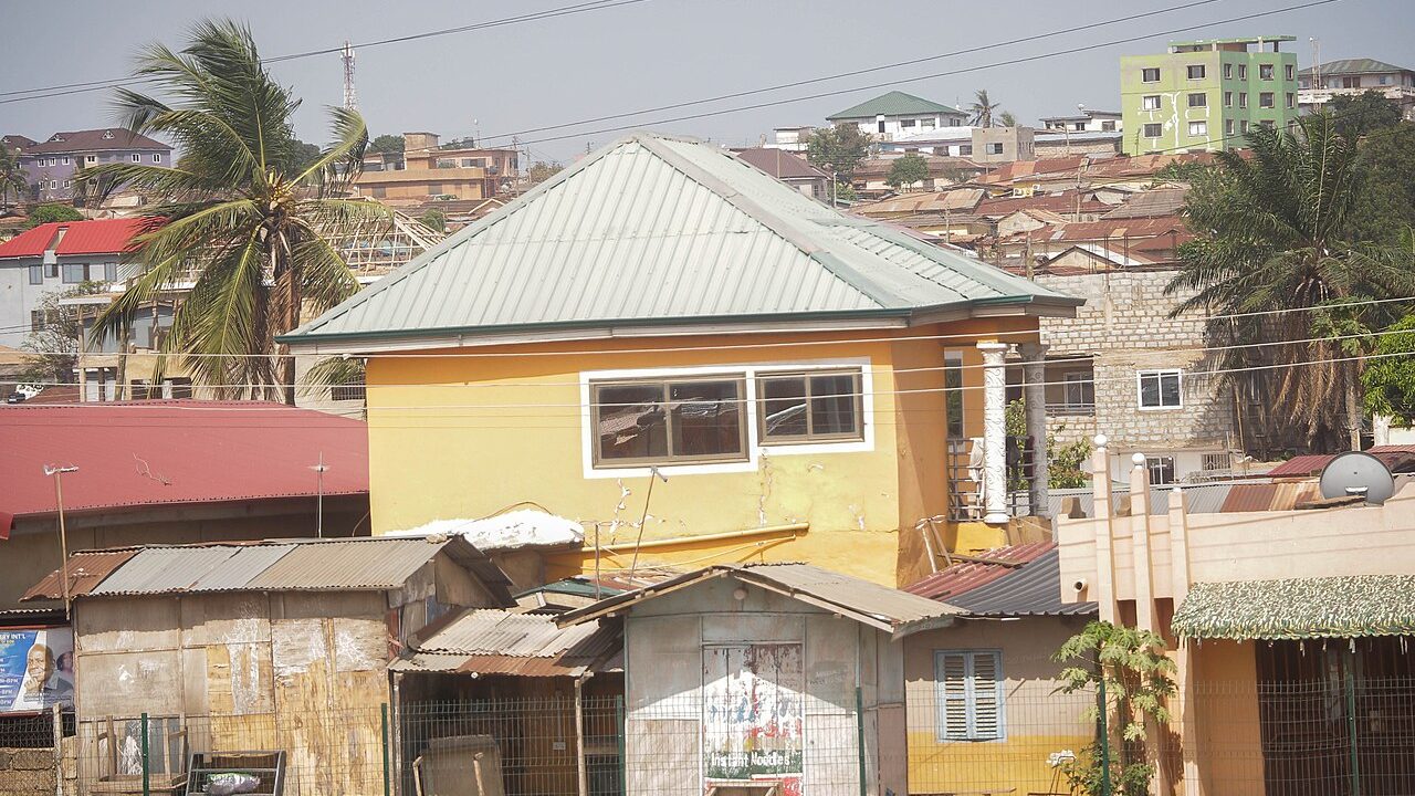 Houses in Alajo, Accra