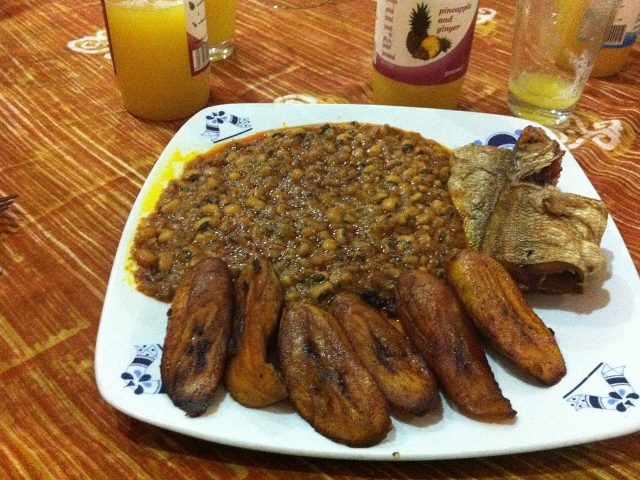 Red red, a Ghanaian dish