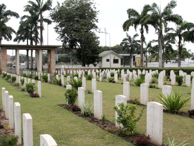 A cemetery in Accra