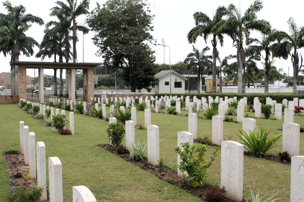 A cemetery in Accra