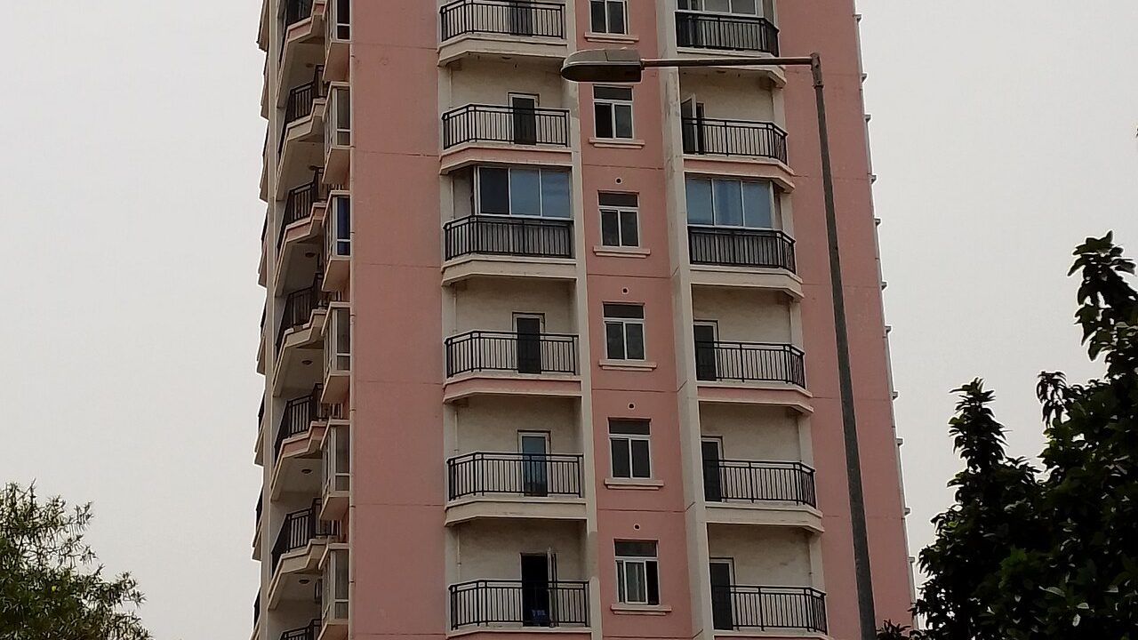 An apartment building in Accra