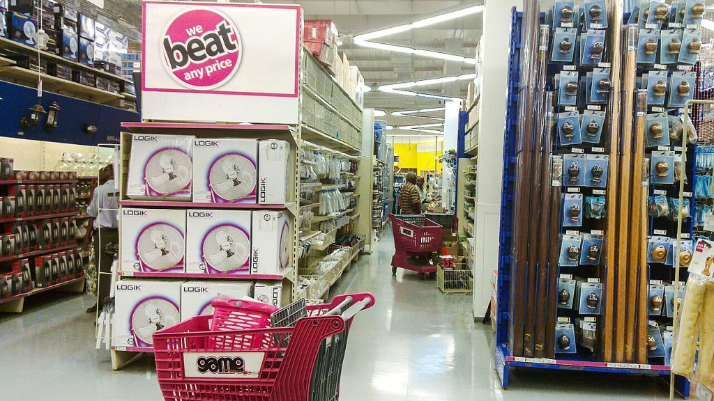 The supermarket at Accra Mall